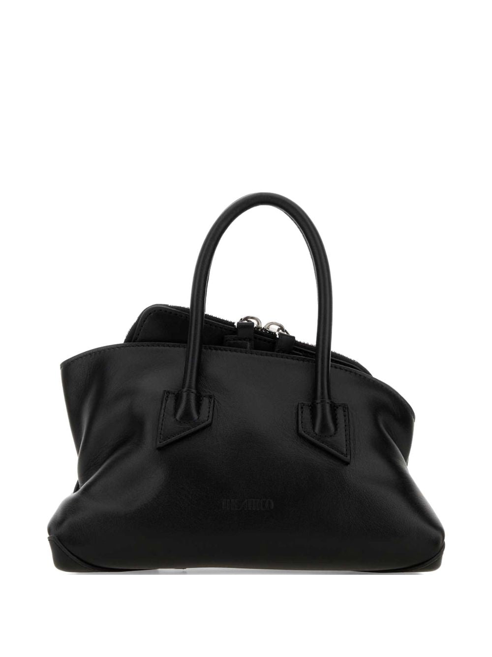 The Attico La Passeggiata Mini Top Handle Bag BLACK