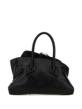 The Attico La Passeggiata Mini Top Handle Bag BLACK