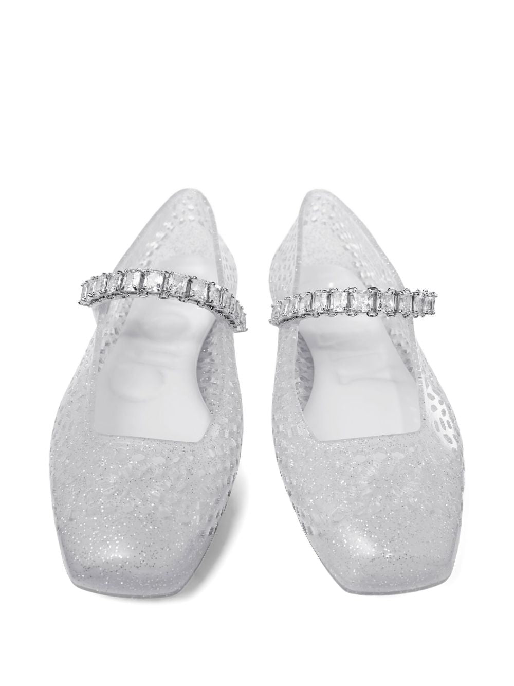 JIMMY CHOO Flat shoes SILVER SILVER