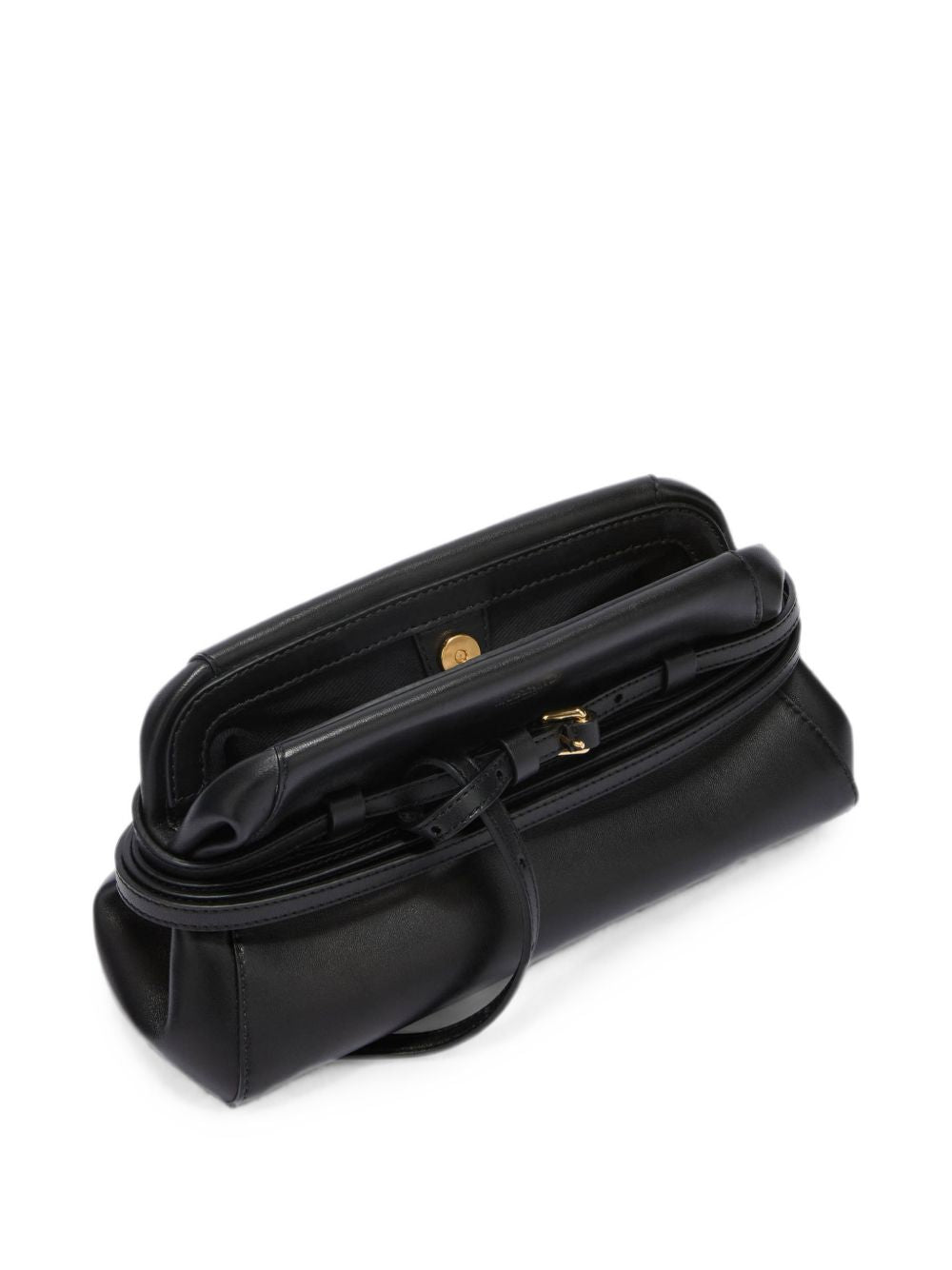 Moschino Belt Detail Shoulder Bag BLACK