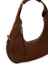 Moschino Suede Shoulder Bag BROWN