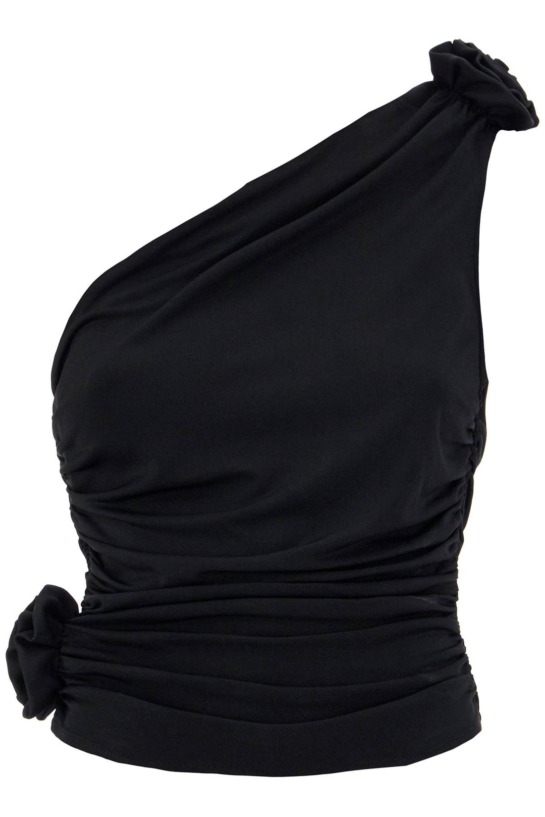 One-shoulder jersey top