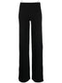 GCDS Crystal-Embellished Flared Trousers Black