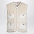 Moncler Mimosa Gilet In Teddy-Effect Fleece - Beige