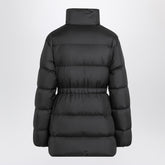 Moncler Black Down Brossette Jacket with Fitted Waist Black