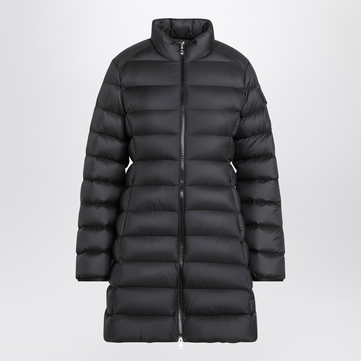 Moncler Igesse Black Midi Down Jacket Black