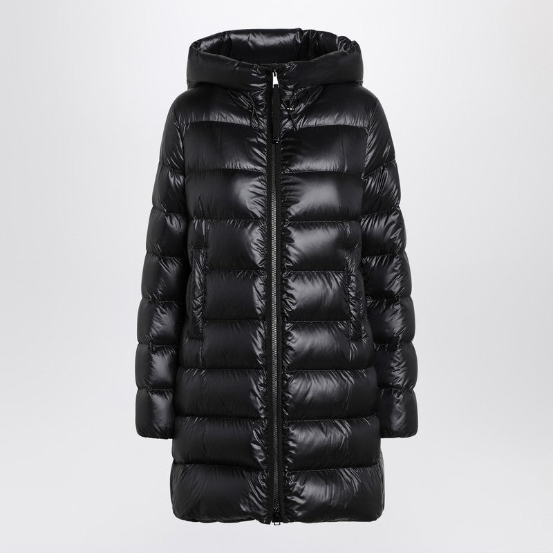 Moncler Hooded Suyenne Down Coat Black