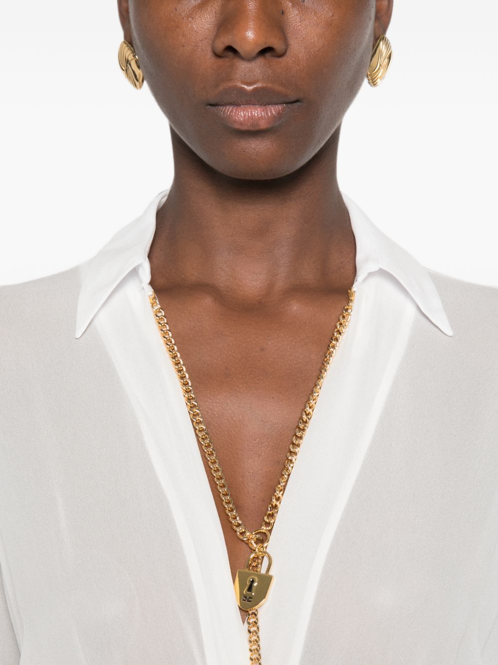 Elisabetta Franchi Bodysuit Ivory