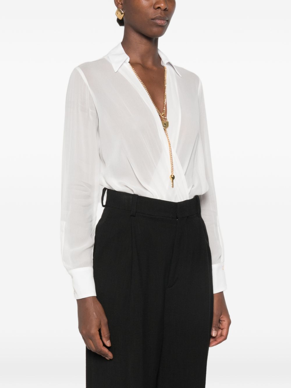 Elisabetta Franchi Bodysuit Ivory
