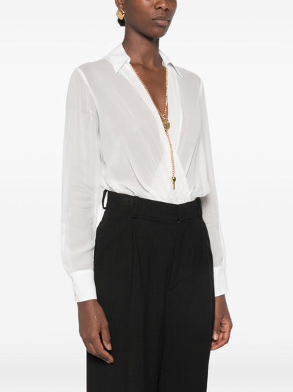 Elisabetta Franchi Bodysuit Ivory