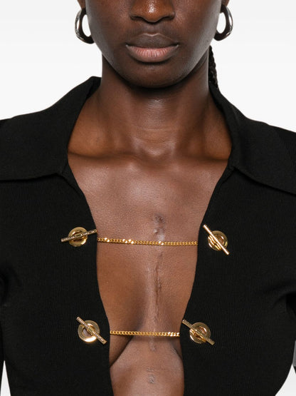 Elisabetta Franchi Bodysuit BLACK