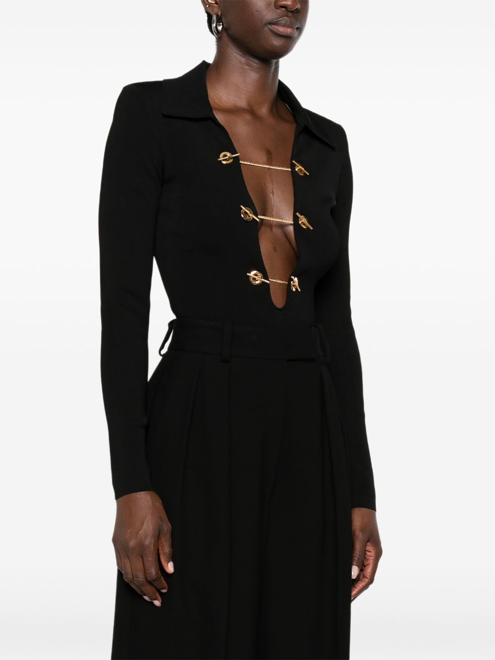 Elisabetta Franchi Bodysuit BLACK