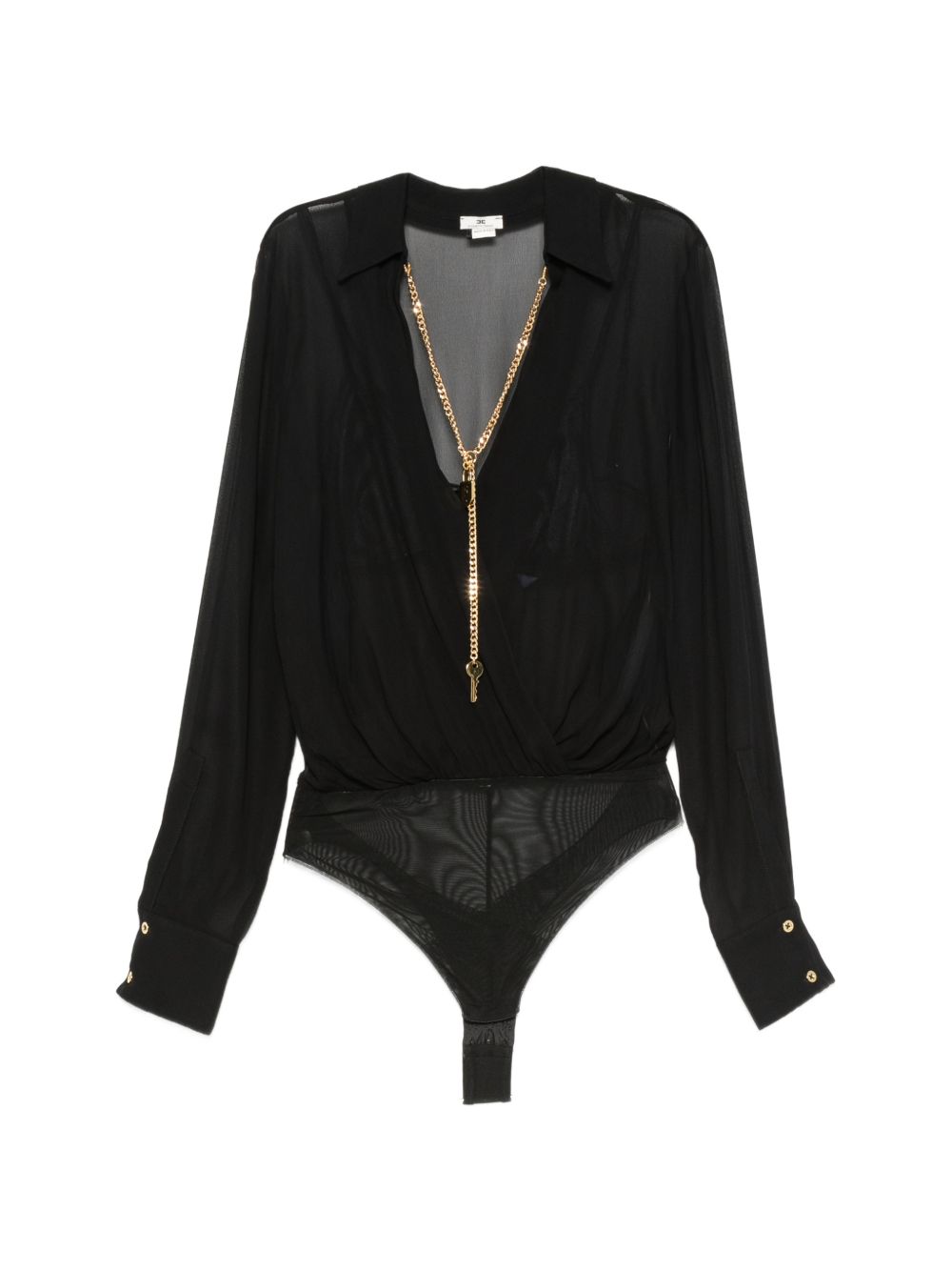 Elisabetta Franchi Bodysuit BLACK