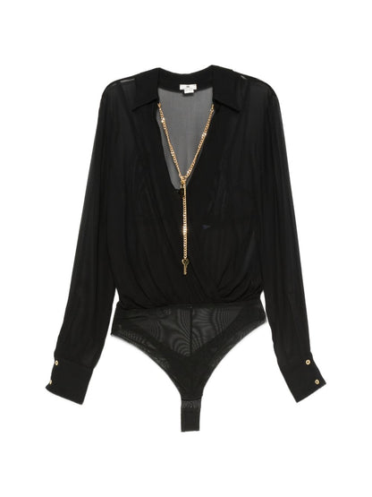 Elisabetta Franchi Bodysuit BLACK