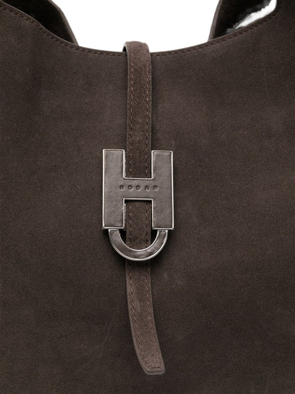 Hogan Trend Leather Tote BROWN