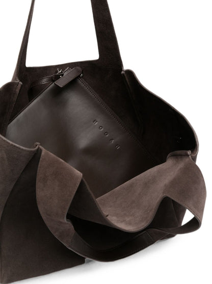 Hogan Trend Leather Tote BROWN
