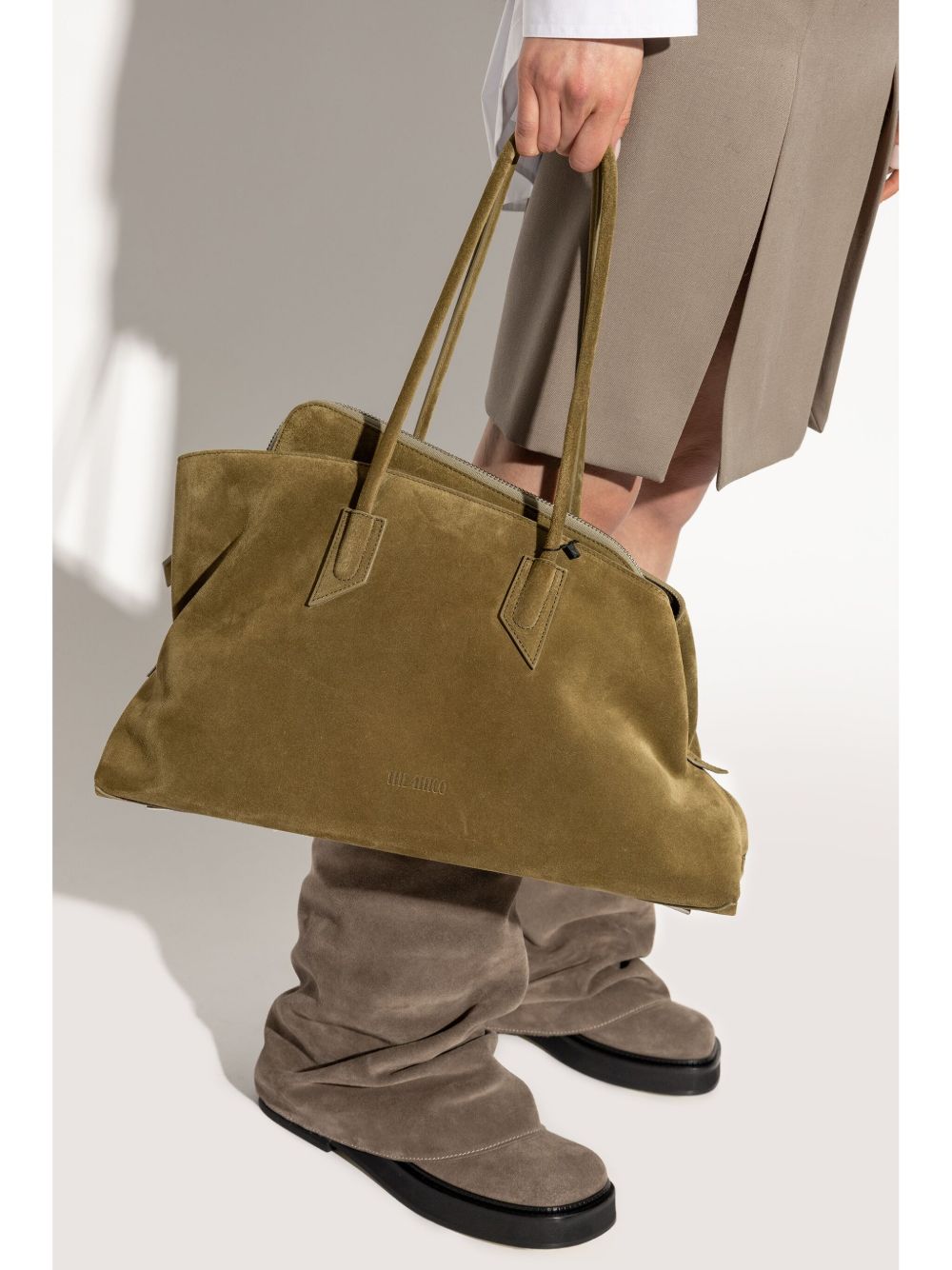 The Attico Monday Large Tote KHAKI
