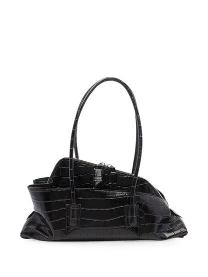 The Attico La Passeggiata Small Bag BROWN
