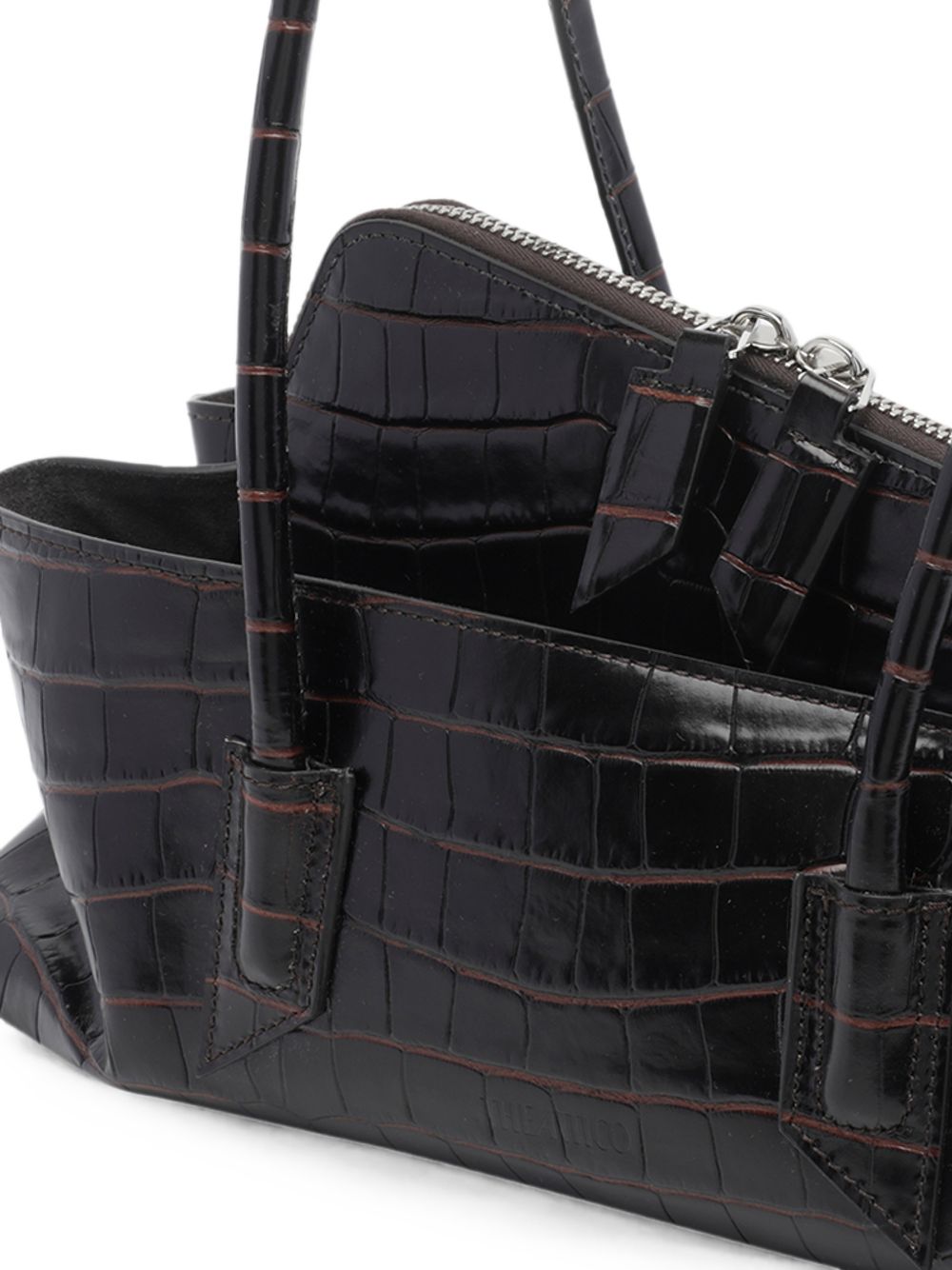 The Attico La Passeggiata Small Bag BROWN