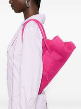 The Attico La Passeggiata Suede Bag FUXIA