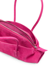 The Attico La Passeggiata Suede Bag FUXIA