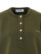 The Attico Color-Block Button Shirt GREEN