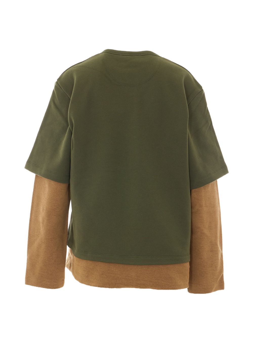 The Attico Color-Block Button Shirt GREEN