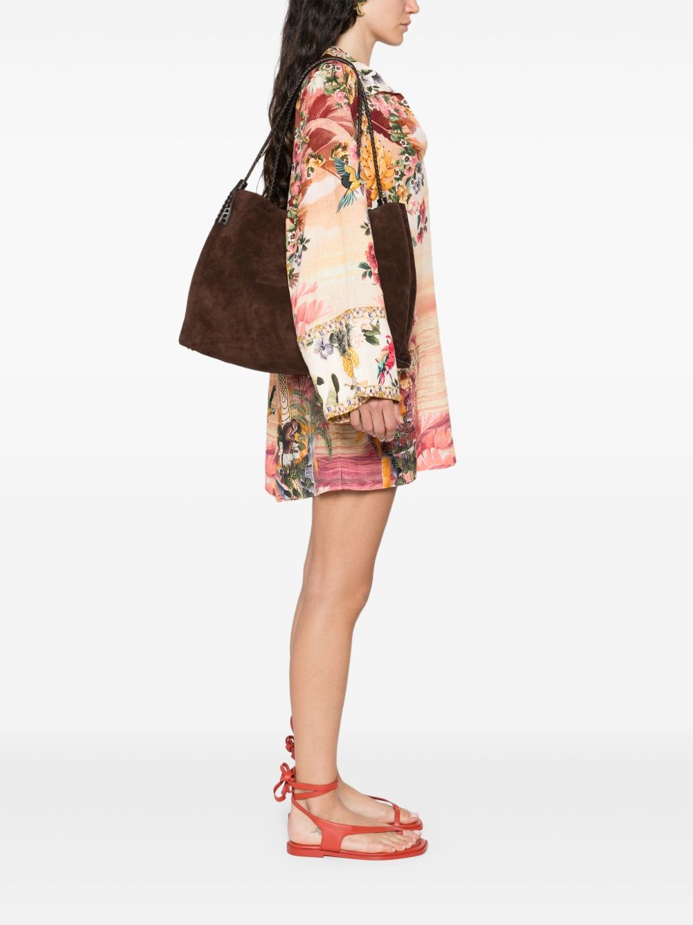 Etro Large Paisley Tote BROWN