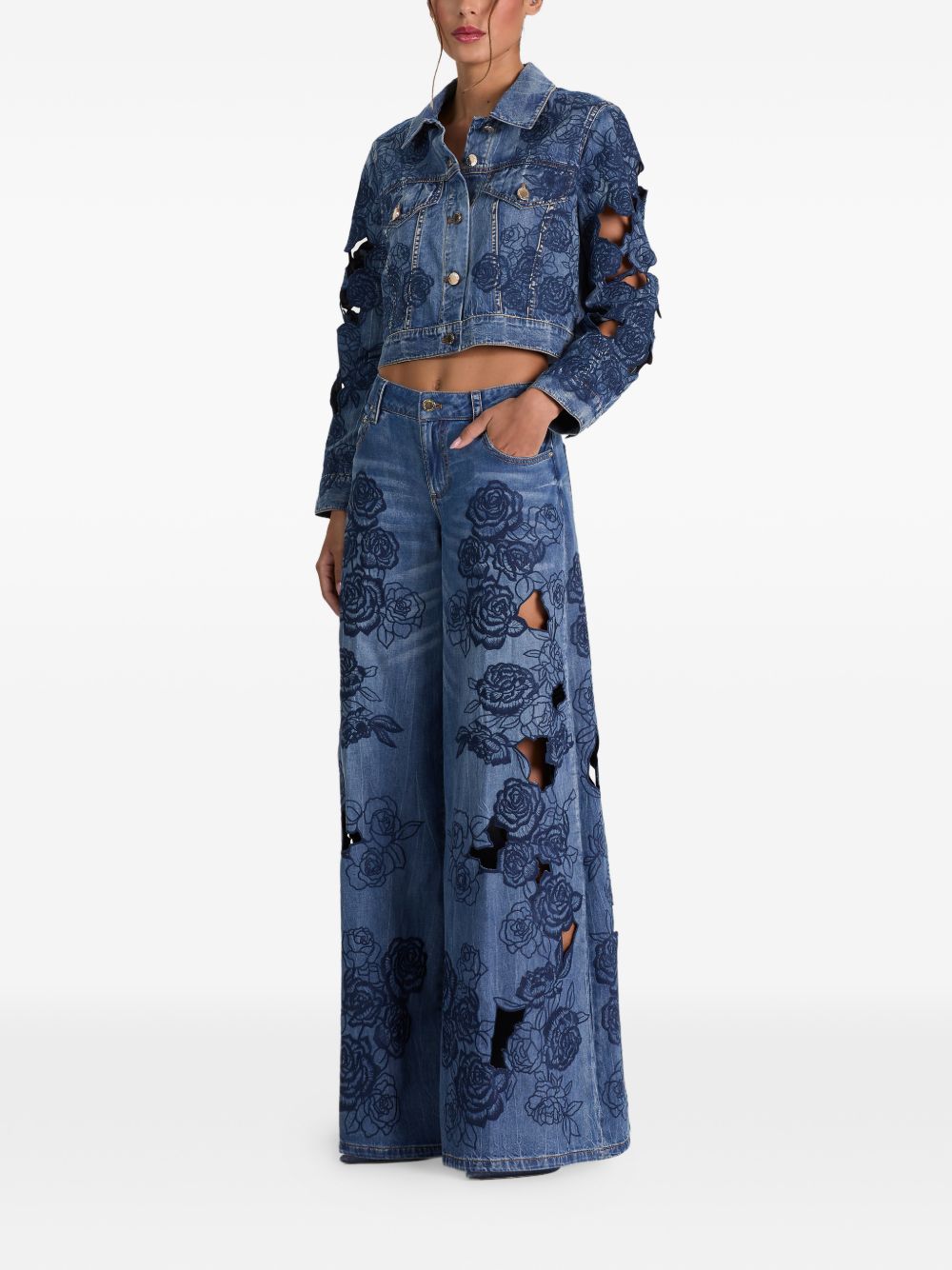 Alice + Olivia Denim Jeans NAVY