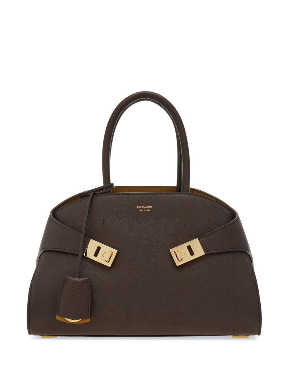 Ferragamo Hug Small Handbag BROWN