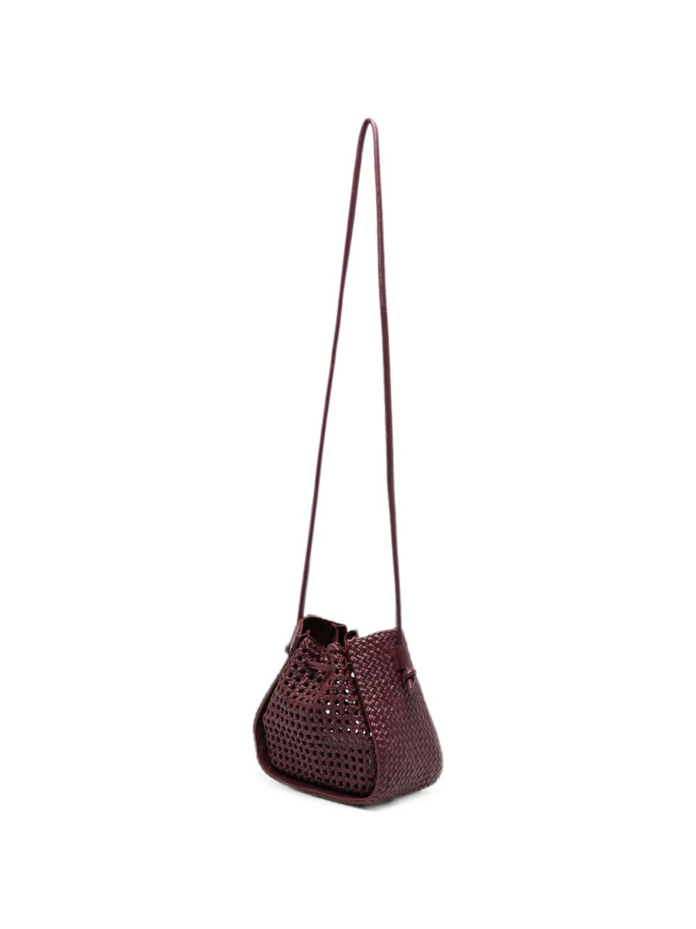 Forte Forte Woven Leather Bag RED
