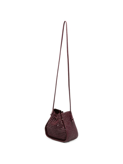 Forte Forte Woven Leather Bag RED