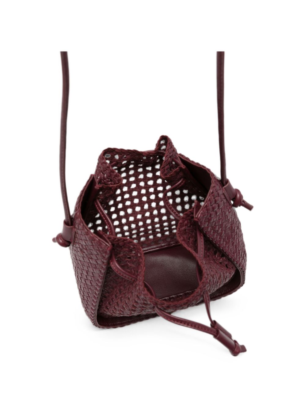 Forte Forte Woven Leather Bag RED