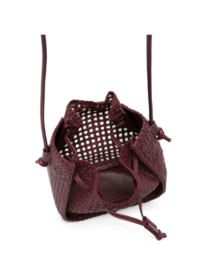 Forte Forte Woven Leather Bag RED