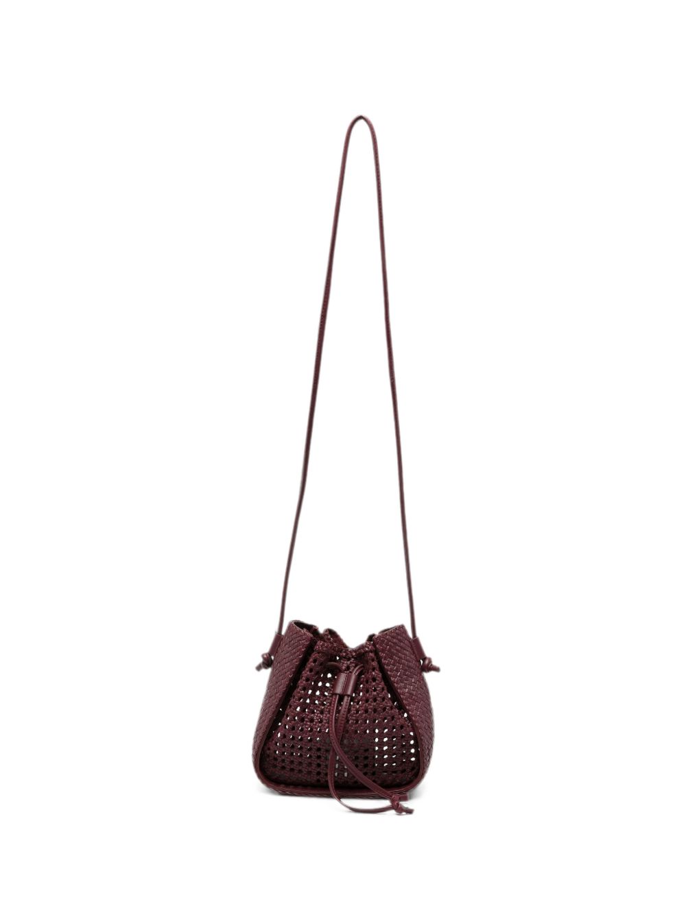 Forte Forte Woven Leather Bag RED