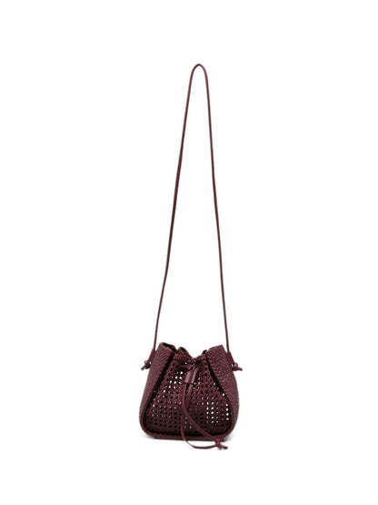 Forte Forte Woven Leather Bag RED