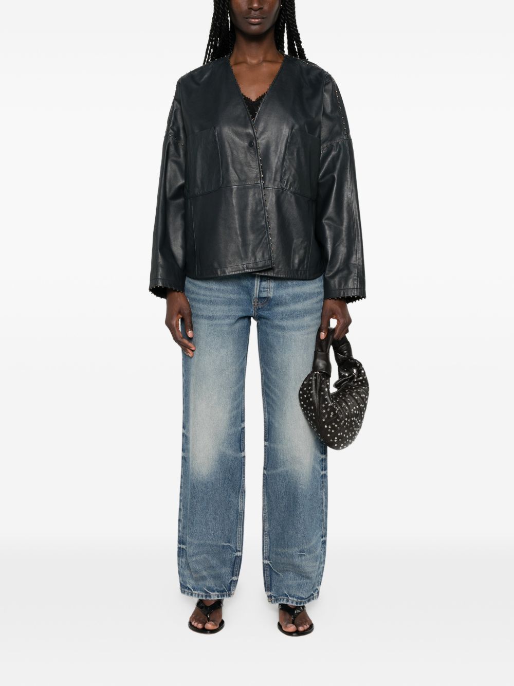 Forte Forte Jacket PETROL BLUE