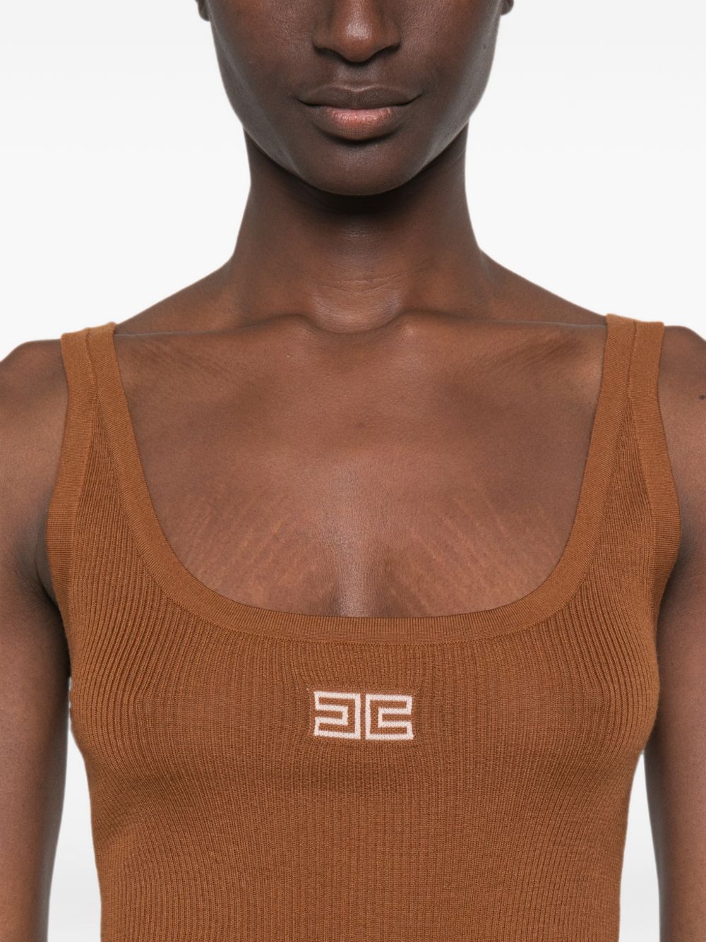 Elisabetta Franchi Top BROWN