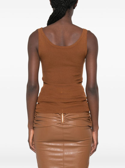 Elisabetta Franchi Top BROWN