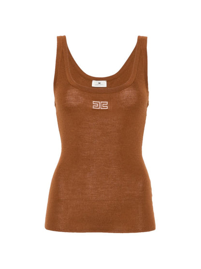 Elisabetta Franchi Top BROWN