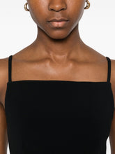 Givenchy Sliced Mini Dress in Crepe Cady BLACK