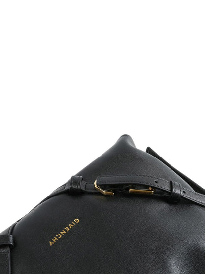 Givenchy Voyou Leather Bucket Bag BLACK