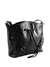 Givenchy Voyou Leather Bucket Bag BLACK