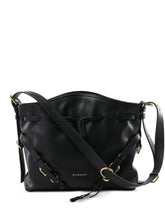Givenchy Voyou Leather Bucket Bag BLACK