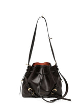 Givenchy Voyou Leather Bucket Bag BROWN