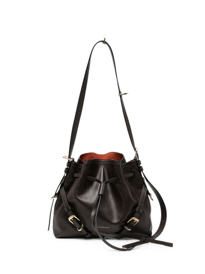 Givenchy Voyou Leather Bucket Bag BROWN