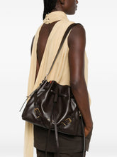 Givenchy Voyou Leather Bucket Bag BROWN