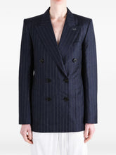 Givenchy Pinstripe Double-Breasted Blazer INK