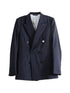 Givenchy Pinstripe Double-Breasted Blazer INK