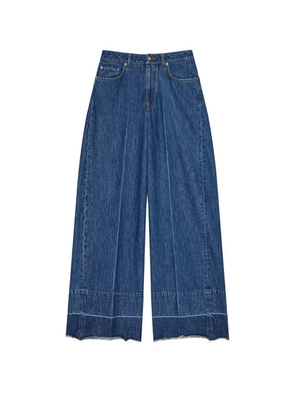 Givenchy Wide Leg Denim Jeans NAVY